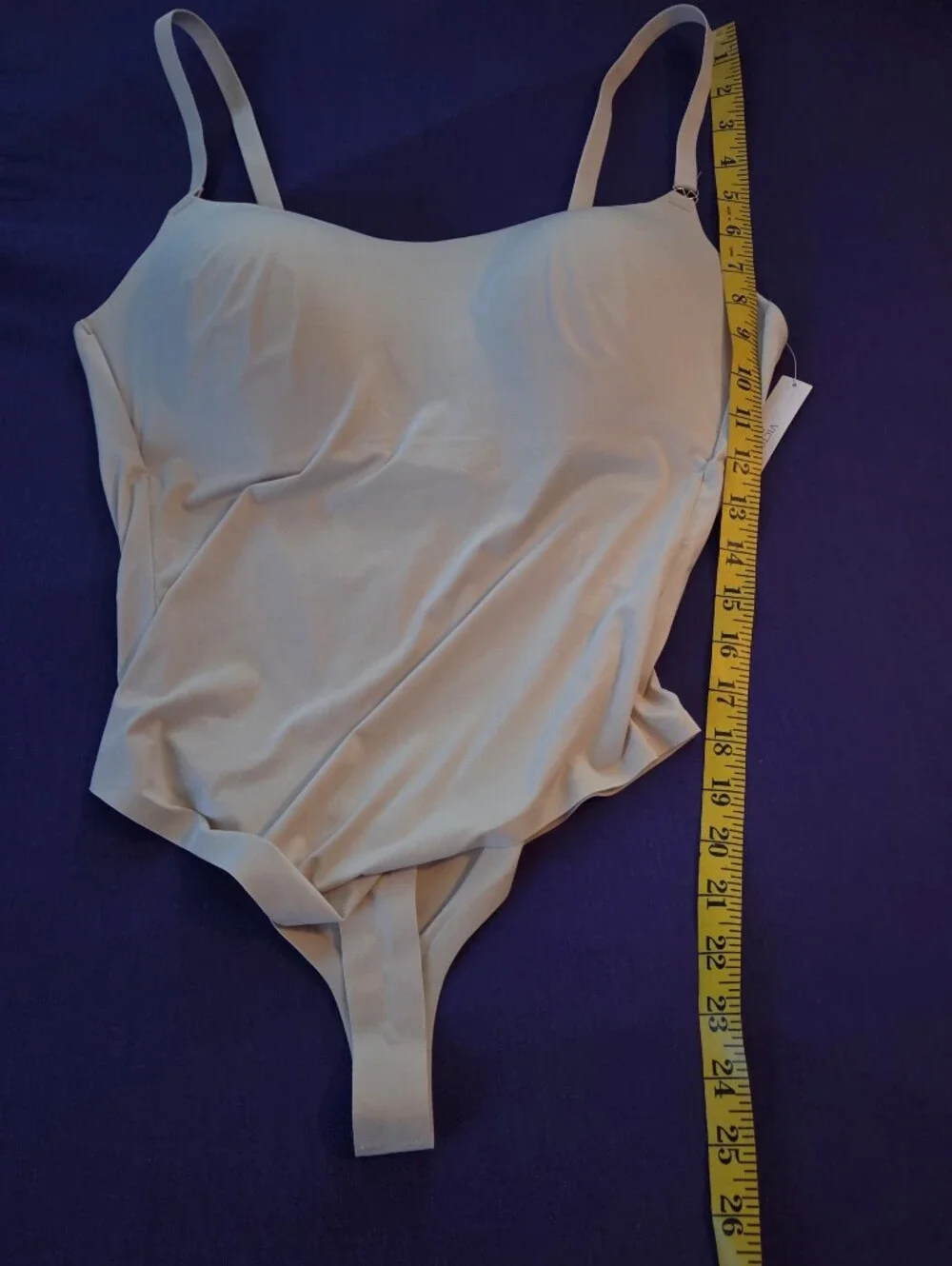 Victoria's Secret Beige Nude Shaping Thong Bodysuit Size XL